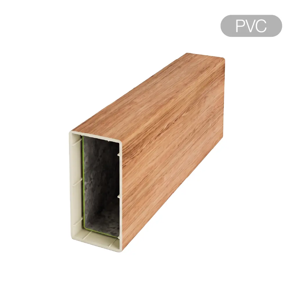 1 Perfil PVC 76x38 Perfil PVC7638 - Imagen 1